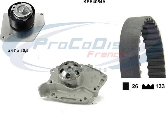 Procodis France KPE4054A - Pompe à eau + kit de courroie de distribution droxauto.com