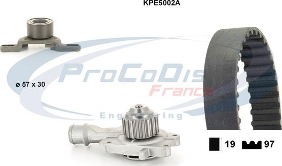Procodis France KPE5002A - Pompe à eau + kit de courroie de distribution droxauto.com