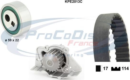 Procodis France KPE2013C - Pompe à eau + kit de courroie de distribution droxauto.com
