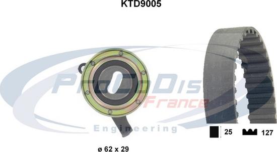 Procodis France KTD9005 - Kit de distribution droxauto.com