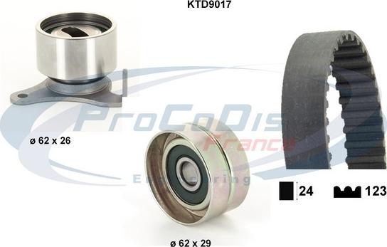 Procodis France KTD9017 - Kit de distribution droxauto.com