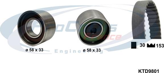 Procodis France KTD9801 - Kit de distribution droxauto.com