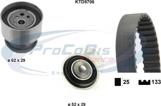 Procodis France KTD9706 - Kit de distribution droxauto.com
