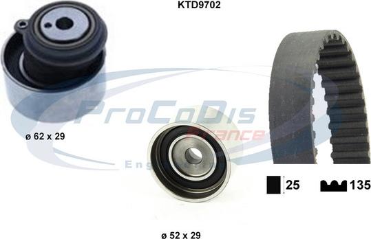 Procodis France KTD9702 - Kit de distribution droxauto.com