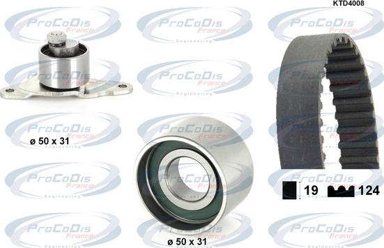 Procodis France KTD4008 - Kit de distribution droxauto.com