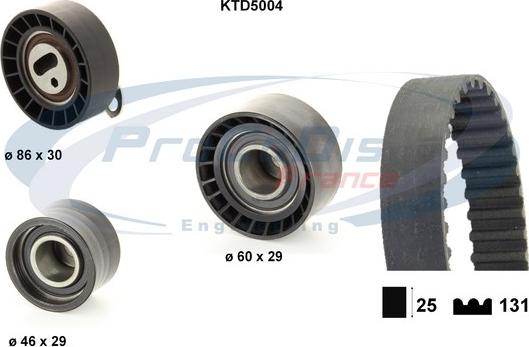 Procodis France KTD5004 - Kit de distribution droxauto.com