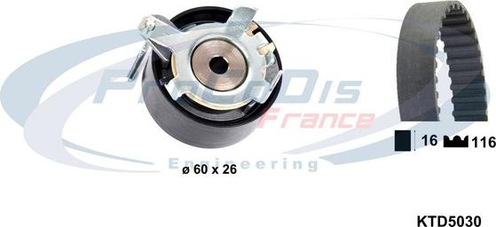 Procodis France KTD5030 - Kit de distribution droxauto.com