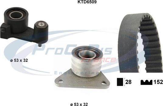 Procodis France KTD6509 - Kit de distribution droxauto.com