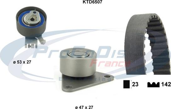 Procodis France KTD6507 - Kit de distribution droxauto.com