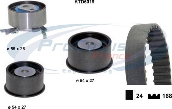 Procodis France KTD6019 - Kit de distribution droxauto.com