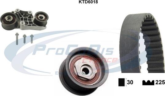 Procodis France KTD6018 - Kit de distribution droxauto.com
