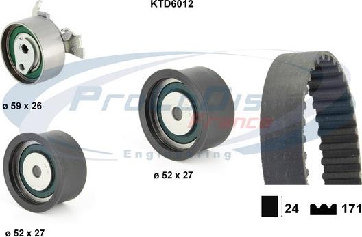 Procodis France KTD6012 - Kit de distribution droxauto.com