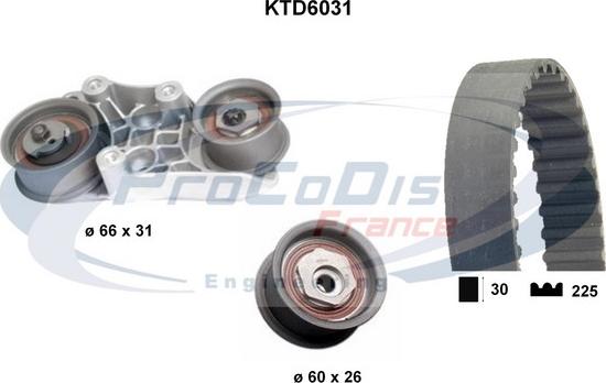 Procodis France KTD6031 - Kit de distribution droxauto.com