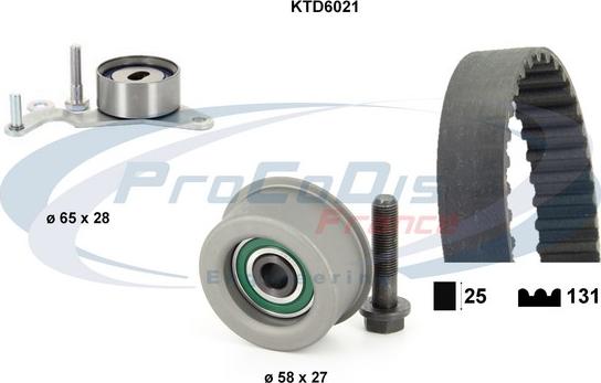 Procodis France KTD6021 - Kit de distribution droxauto.com
