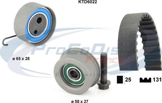 Procodis France KTD6022 - Kit de distribution droxauto.com