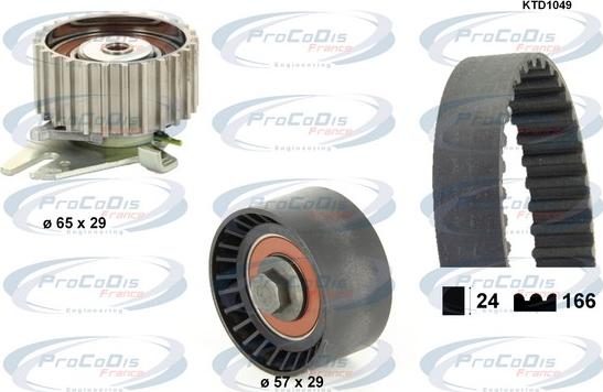 Procodis France KTD1049 - Kit de distribution droxauto.com