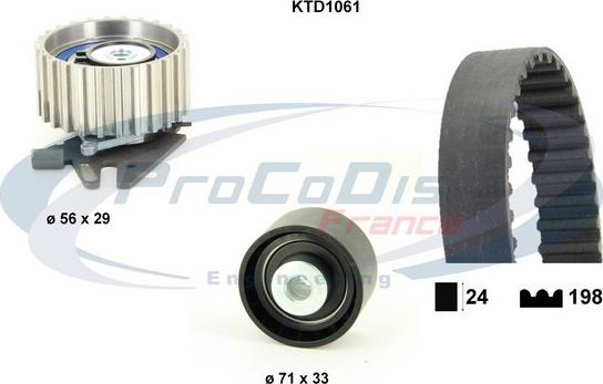 Procodis France KTD1061 - Kit de distribution droxauto.com