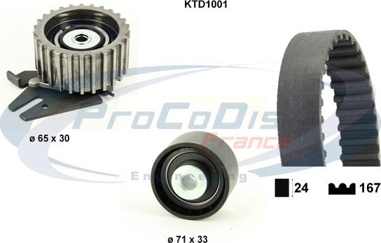 Procodis France KTD1001 - Kit de distribution droxauto.com
