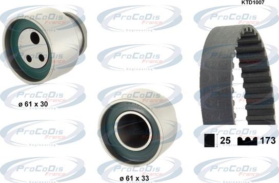 Procodis France KTD1007 - Kit de distribution droxauto.com