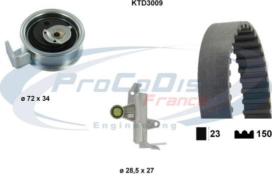 Procodis France KTD3009 - Kit de distribution droxauto.com