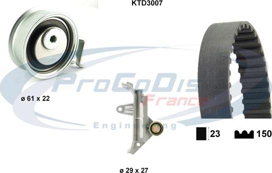 Procodis France KTD3007 - Kit de distribution droxauto.com
