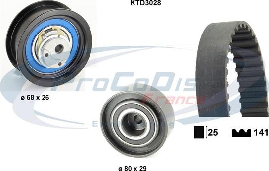 Procodis France KTD3028 - Kit de distribution droxauto.com
