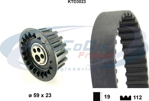 Procodis France KTD3023 - Kit de distribution droxauto.com