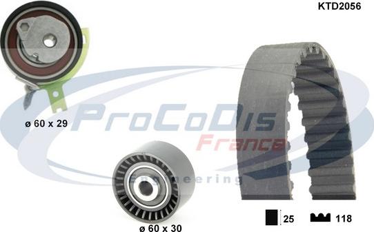 Procodis France KTD2056 - Kit de distribution droxauto.com