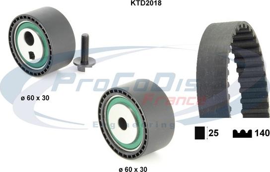 Procodis France KTD2018 - Kit de distribution droxauto.com