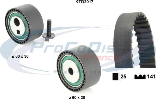 Procodis France KTD2017 - Kit de distribution droxauto.com