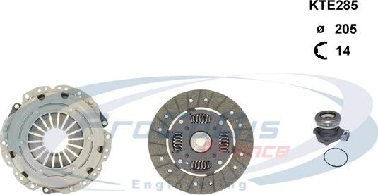 Procodis France KTE285 - Kit d'embrayage droxauto.com