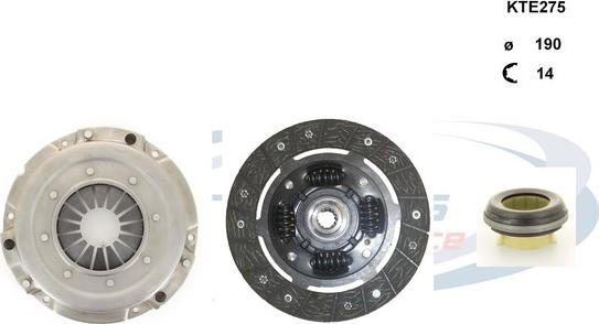 Procodis France KTE275 - Kit d'embrayage droxauto.com