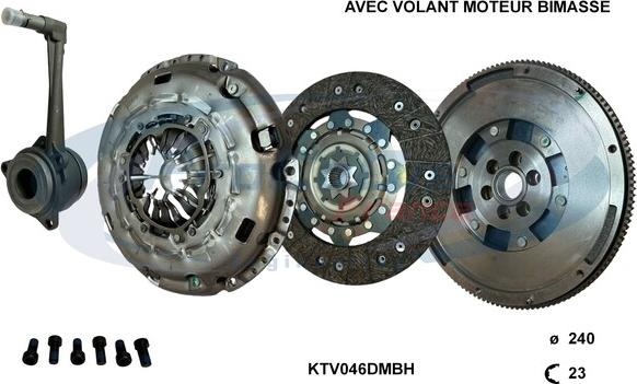 Procodis France KTV046DMBH - Kit d'embrayage droxauto.com
