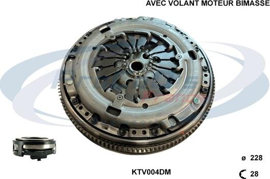 Procodis France KTV004DM - Kit d'embrayage droxauto.com