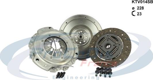 Procodis France KTV014SB - Kit d'embrayage droxauto.com