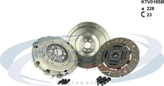 Procodis France KTV018SB - Kit d'embrayage droxauto.com