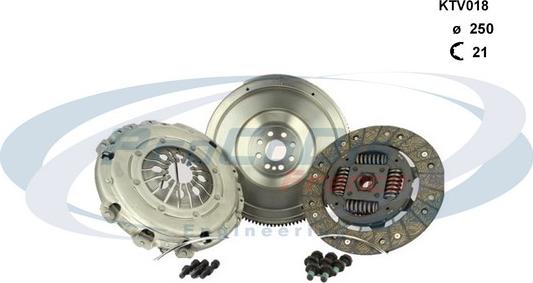 Procodis France KTV018 - Kit d'embrayage droxauto.com