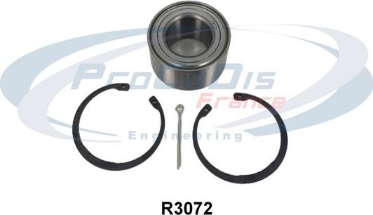 Procodis France R3072 - Kit de roulements de roue droxauto.com