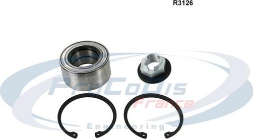 Procodis France R3126 - Kit de roulements de roue droxauto.com
