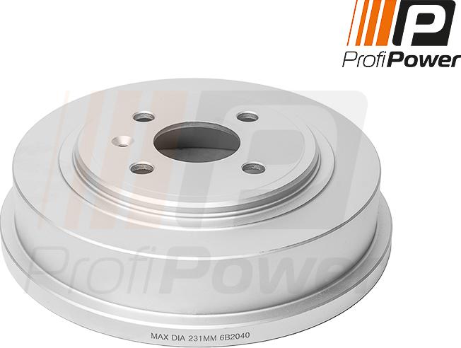 ProfiPower 6B2040 - Tambour de frein droxauto.com