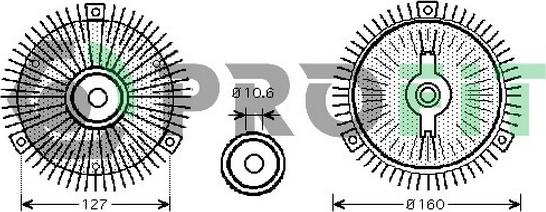 Profit 1720-4002 - Embrayage, ventilateur de radiateur droxauto.com