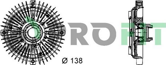 Profit 1720-2013 - Embrayage, ventilateur de radiateur droxauto.com