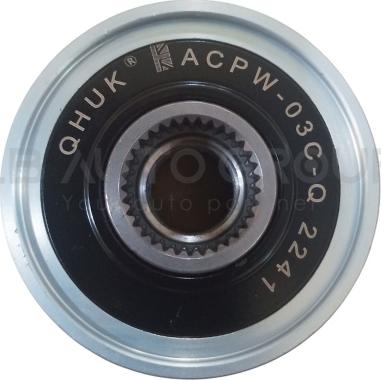 QHUK ACPW-03C-Q - Poulie, alternateur droxauto.com