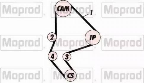 Quinton Hazell MBPK1070 - Pompe à eau + kit de courroie de distribution droxauto.com