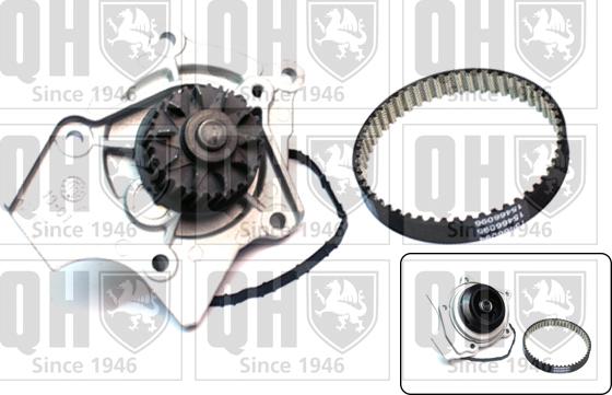 Quinton Hazell QBPK9149 - Pompe à eau + kit de courroie de distribution droxauto.com