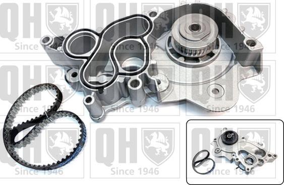 Quinton Hazell QBPK9119 - Pompe à eau + kit de courroie de distribution droxauto.com