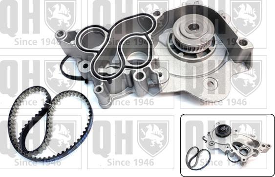 Quinton Hazell QBPK9139 - Pompe à eau + kit de courroie de distribution droxauto.com