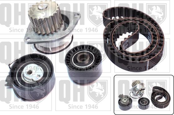 Quinton Hazell QBPK6800 - Pompe à eau + kit de courroie de distribution droxauto.com