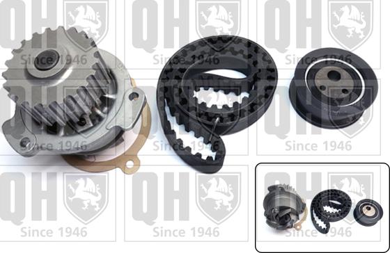 Quinton Hazell QBPK8970 - Pompe à eau + kit de courroie de distribution droxauto.com