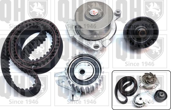 Quinton Hazell QBPK8310 - Pompe à eau + kit de courroie de distribution droxauto.com